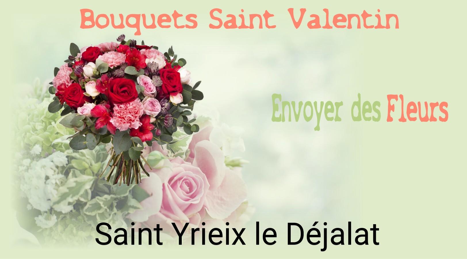 Roses de Saint-Valentin livrées à Saint-Yrieix-le-Déjalat